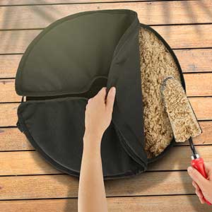 How to Fill Umbrella Weight with Sand
