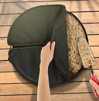 Filling Bag with Sand