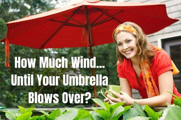 How Much Wind Can a Patio Umbrella Withstand?