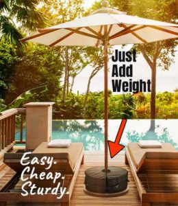 Choosing the Right Weight for Your Patio Umbrella Base Guide