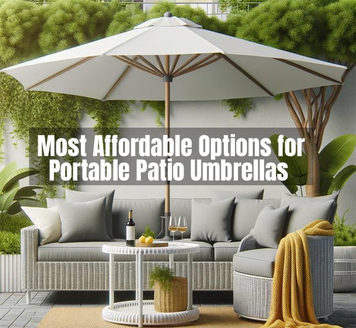 Affordable Portable Backyard Umbrellas